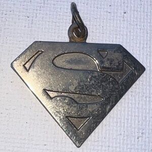 Silver‎ Superman Logo Pendant